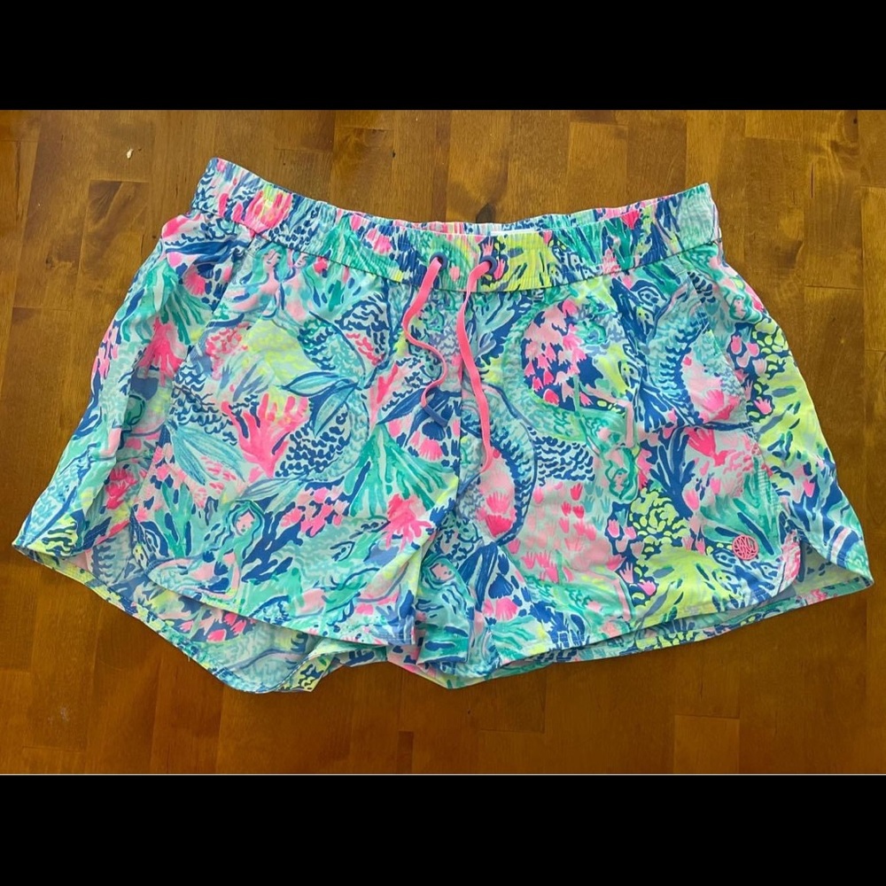 Lilly Pulitzer Run Around Short Mermaid Cove Sm